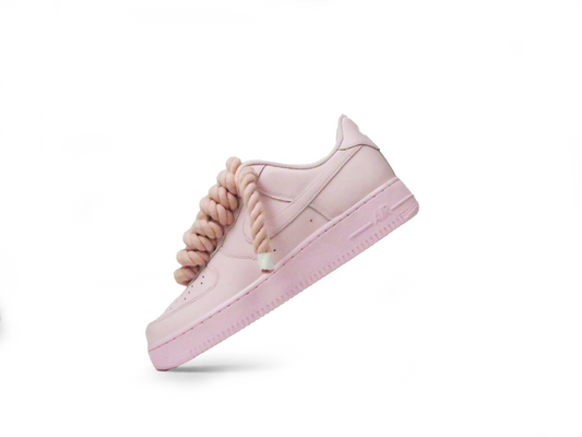 LACETS EN CORDE ROSE AIR FORCE 1