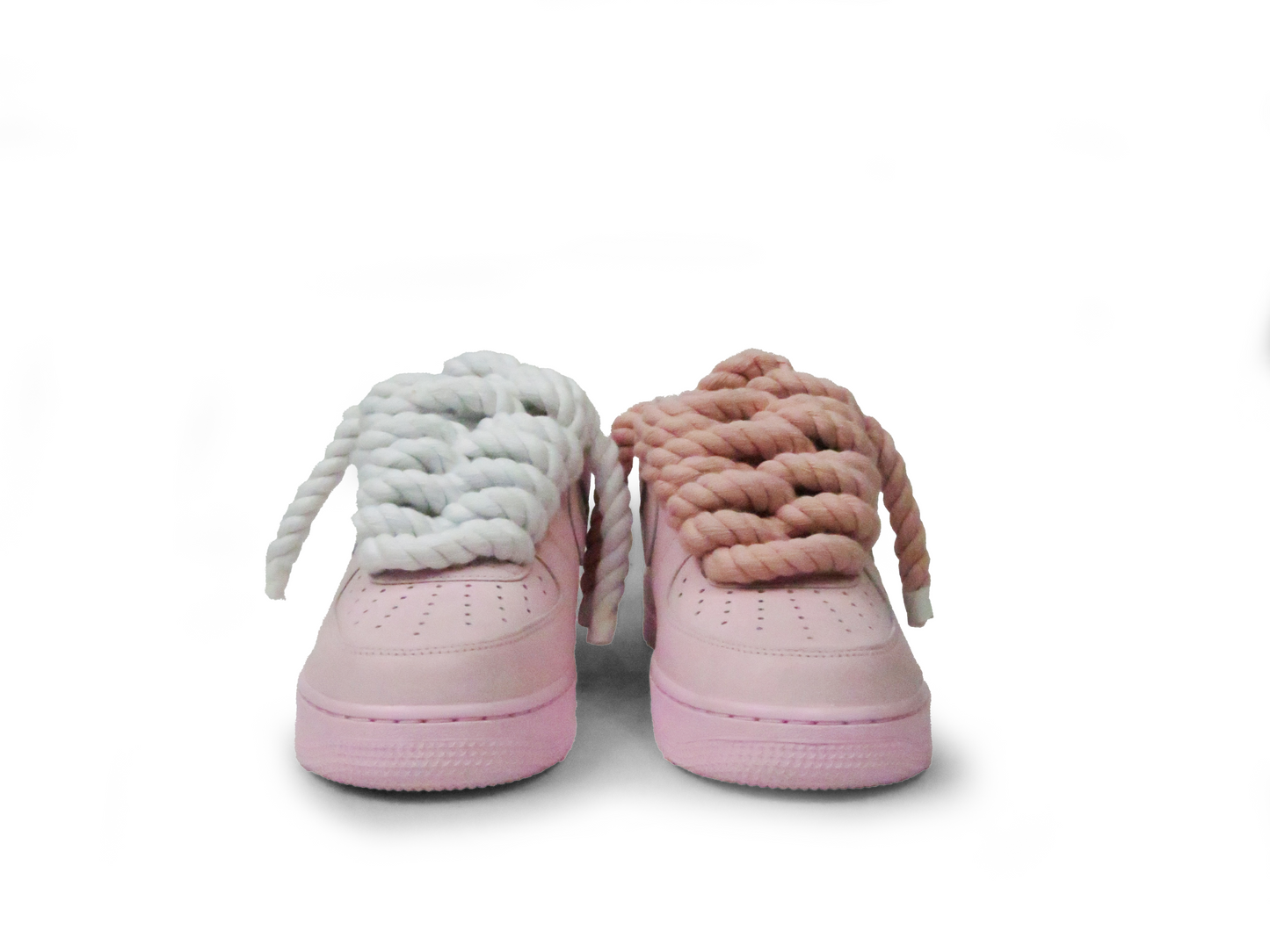 LACETS EN CORDE ROSE AIR FORCE 1