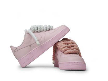 LACETS EN CORDE ROSE AIR FORCE 1