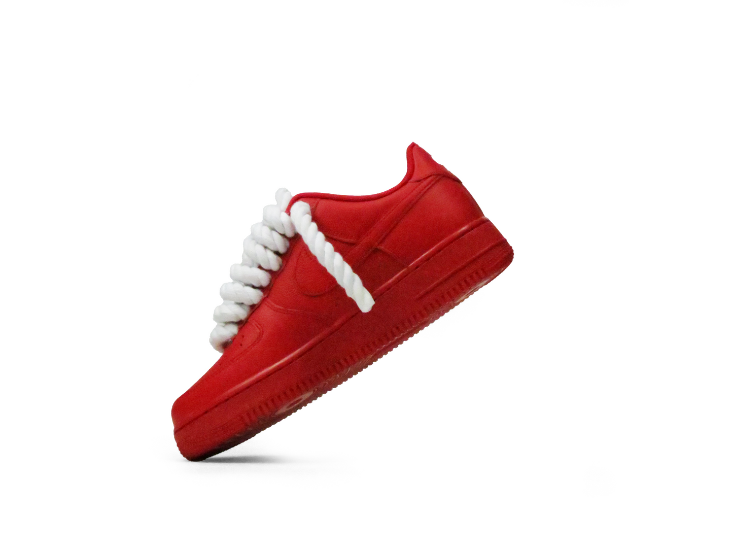 LACETS EN CORDE ROUGES AIR FORCE 1