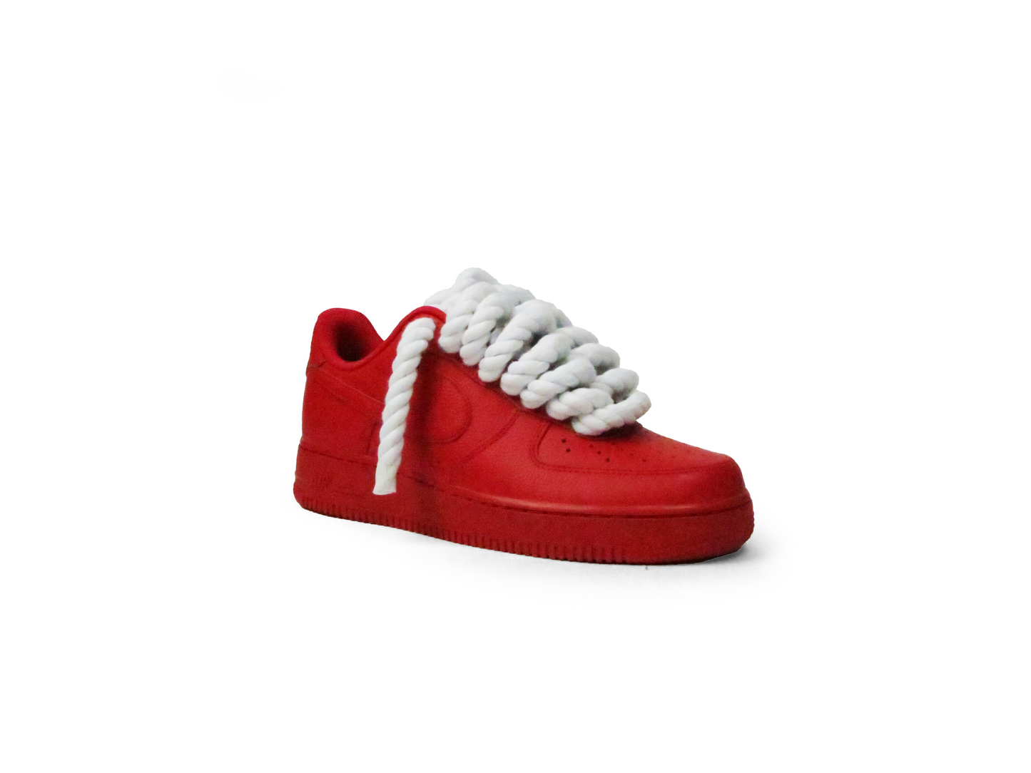 LACETS EN CORDE ROUGES AIR FORCE 1