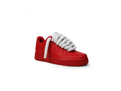 LACETS EN CORDE ROUGES AIR FORCE 1