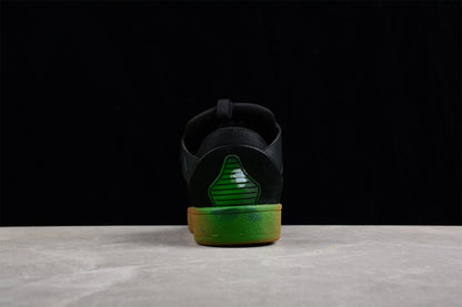 Baskets basses noires multicolores