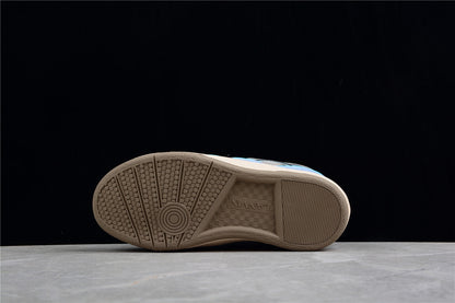 Baskets Lanvin grises et bleues