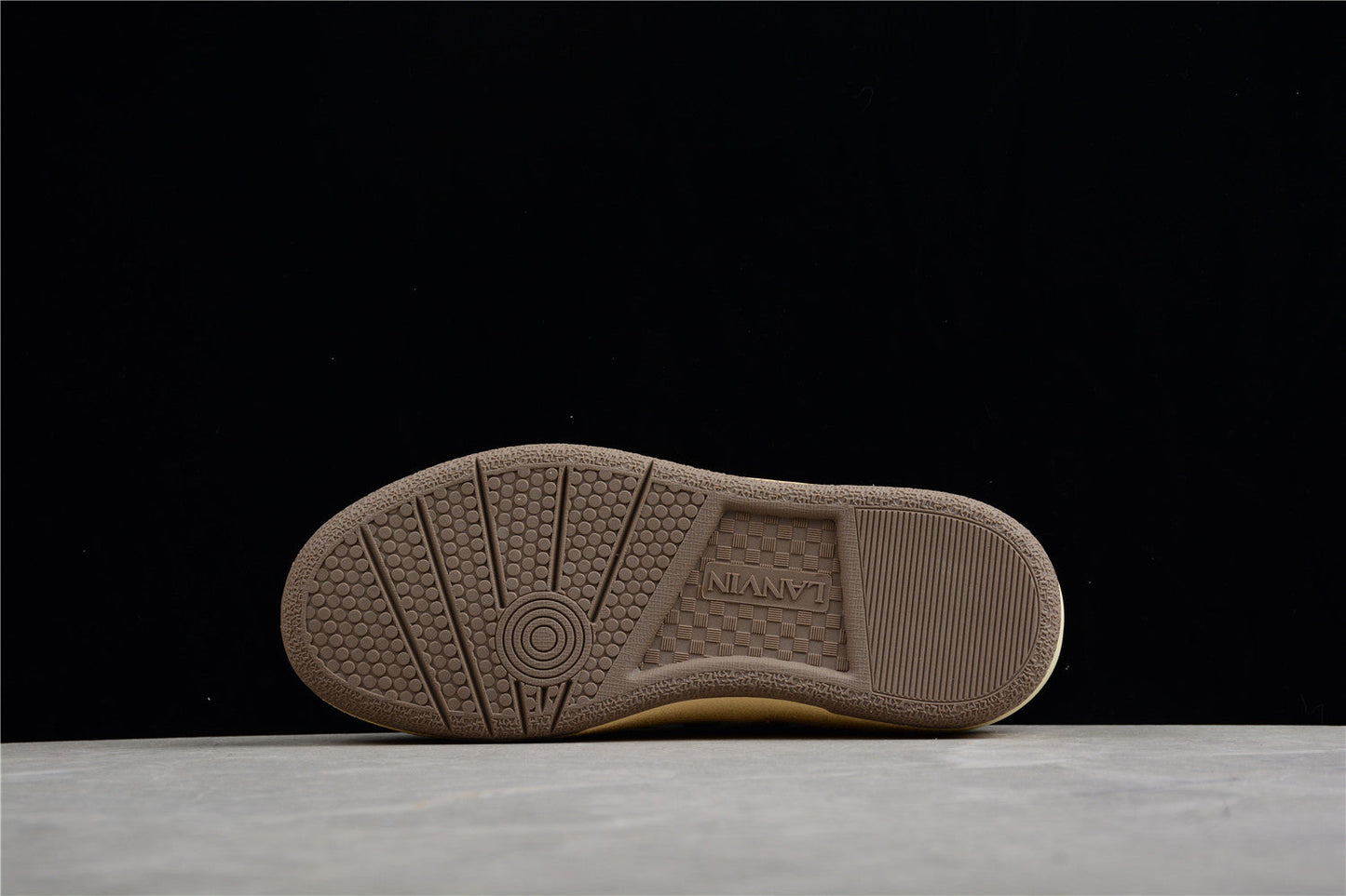 Baskets Lanvin en maille et daim