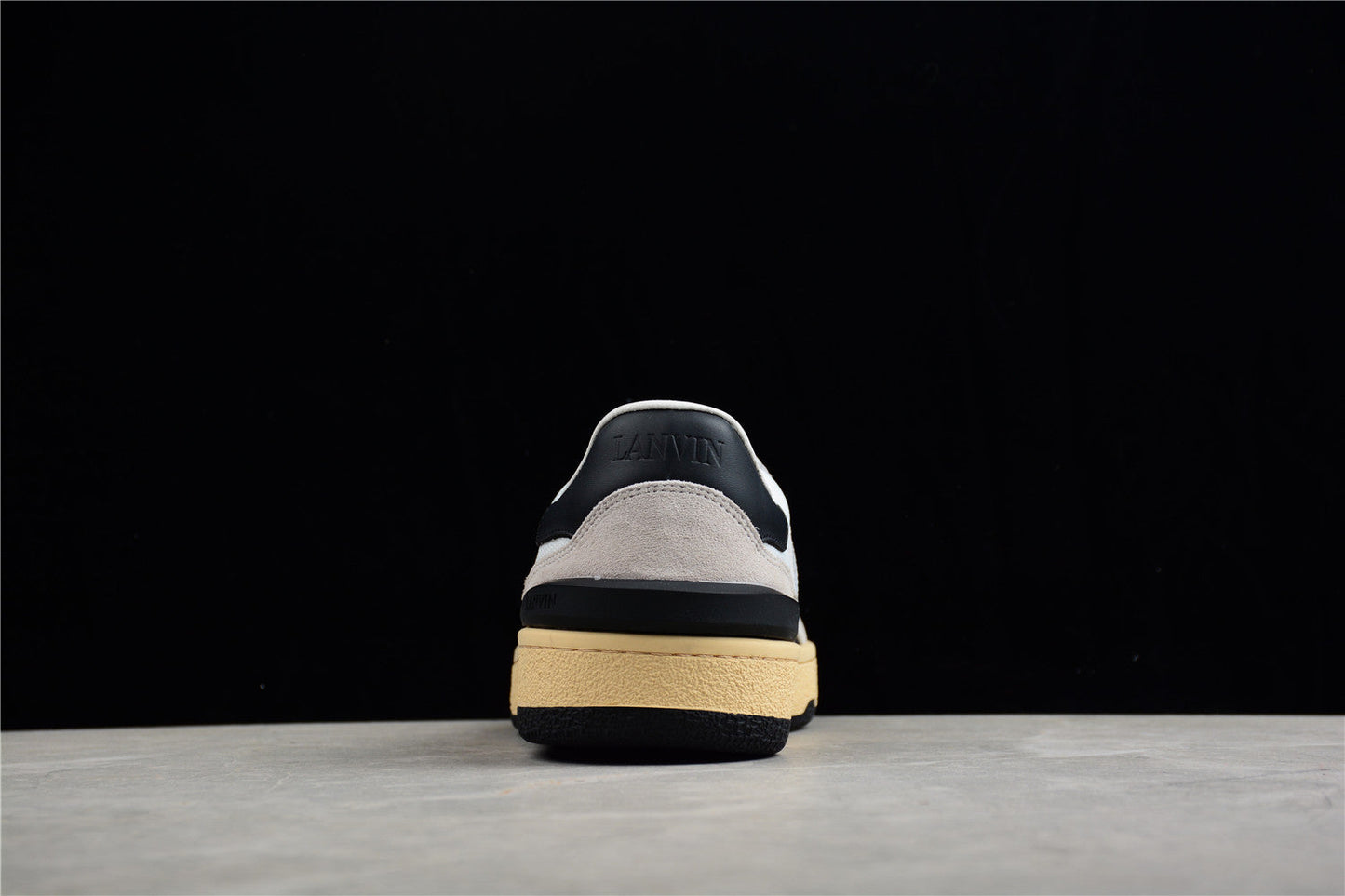 Baskets Lanvin en maille et daim
