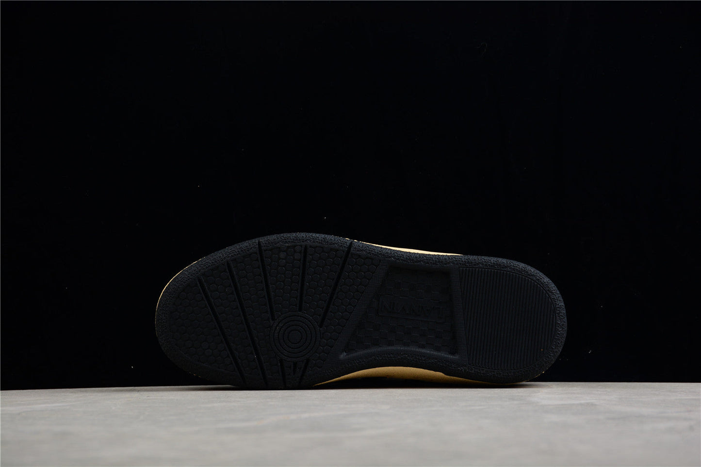 Baskets Lanvin en maille et daim