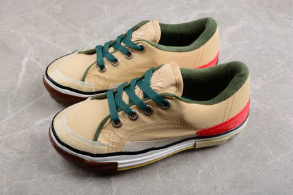 Baskets basses en toile multicolore