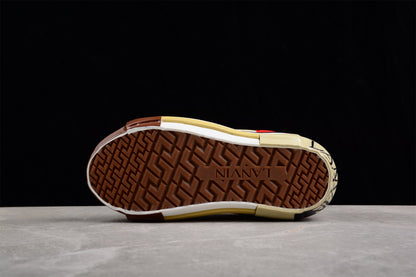 Baskets basses en toile multicolore