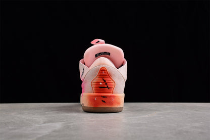 Baskets basses rose vif