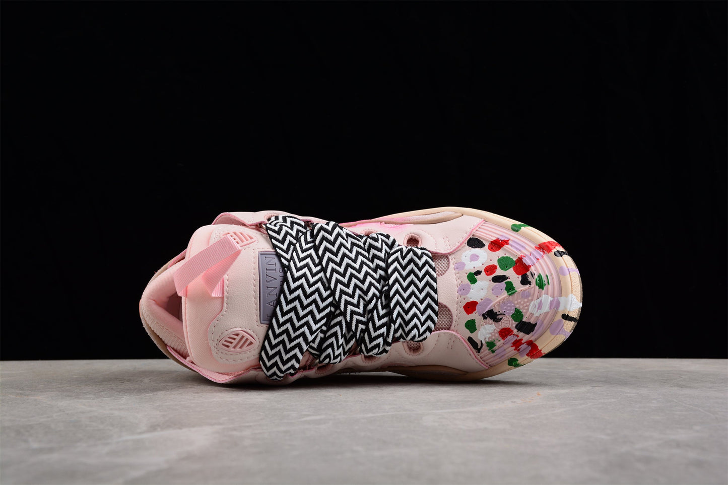 Baskets basses rose vif