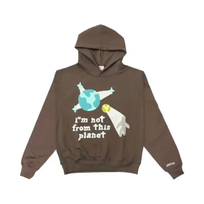 Sweat à capuche Broken Planet « Je ne viens pas de cette planète » 