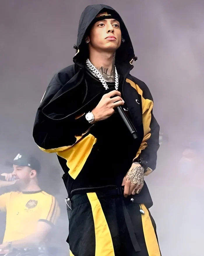 Corteiz - Coupe-vent Alcatraz Sun &amp; Rain - Noir/Jaune