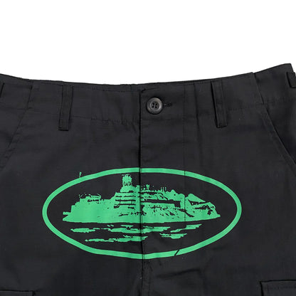 Short cargo Corteiz - Noir/Vert