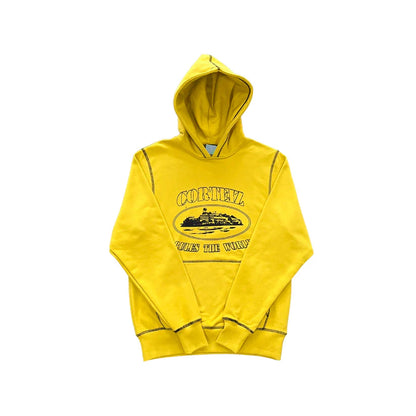 Sweat à capuche Corteiz Superior - (JAUNE)