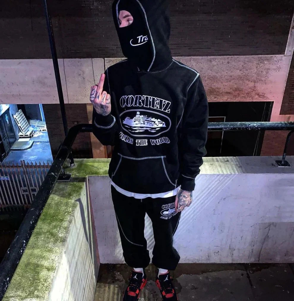 Corteiz Superior Jogging - (NOIR/BLANC)