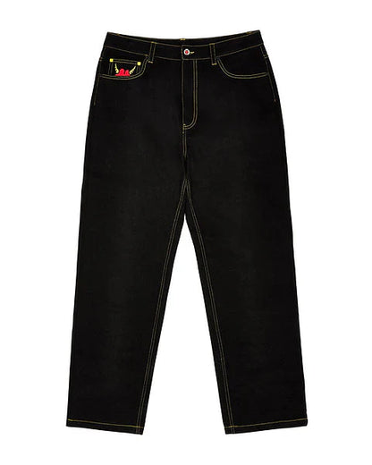 Moins deux jumeaux jeans noirs