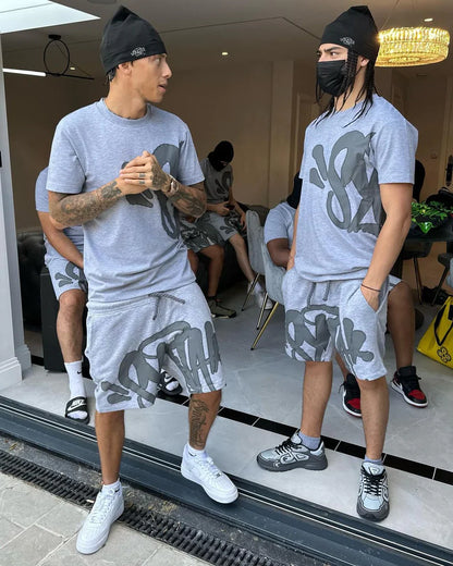 Ensemble court complet Syna World - Noir Gris