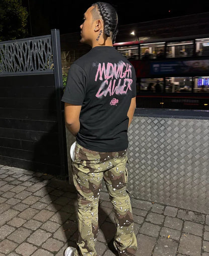 T-shirt à manches courtes Syna World Scream Tee Midnight Caller - Noir