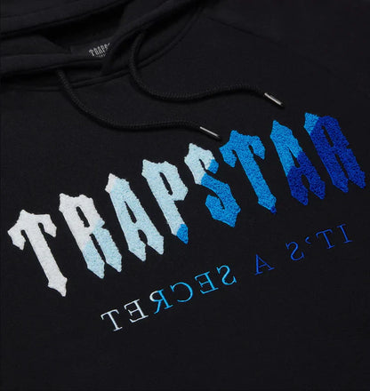 Survêtement à capuche Trapstar Chenille Decoded - Édition Black Ice Flavours