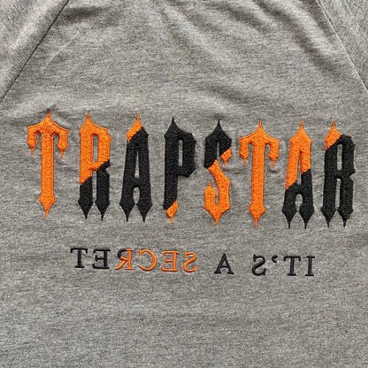 Ensemble court Trapstar Chenille Decoded - Gris/Orange