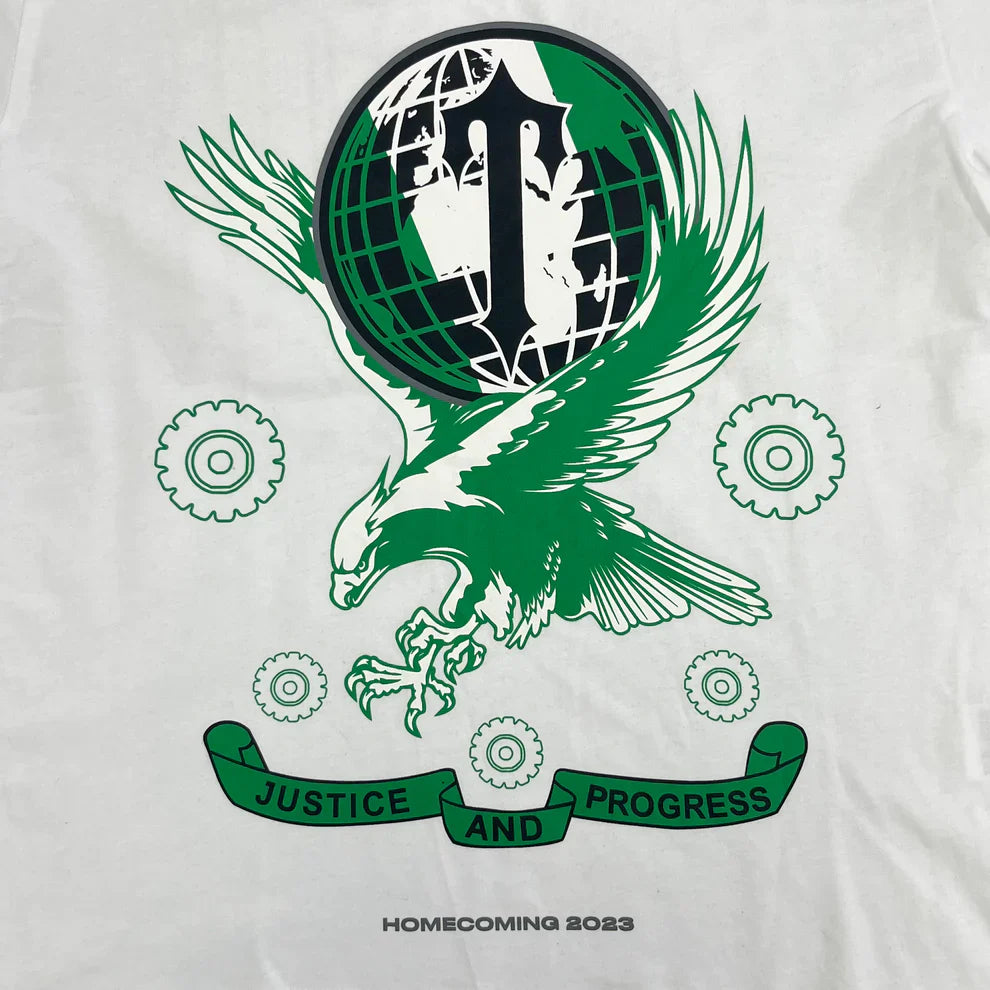 T-shirt graphique Trapstar Lagos x Homecoming Naija - Blanc 