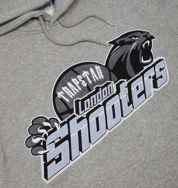 Survêtement à capuche Trapstar Shooters - Gris / Bleu ciel