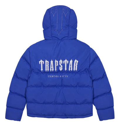 Doudoune à capuche Trapstar Decoded 2.0 - Bleu éclatant