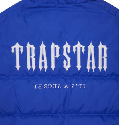 Doudoune à capuche Trapstar Decoded 2.0 - Bleu éclatant