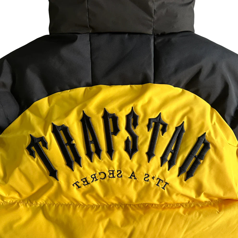 Doudoune Trapstar Irongate Arch AW23 - Jaune / Noir