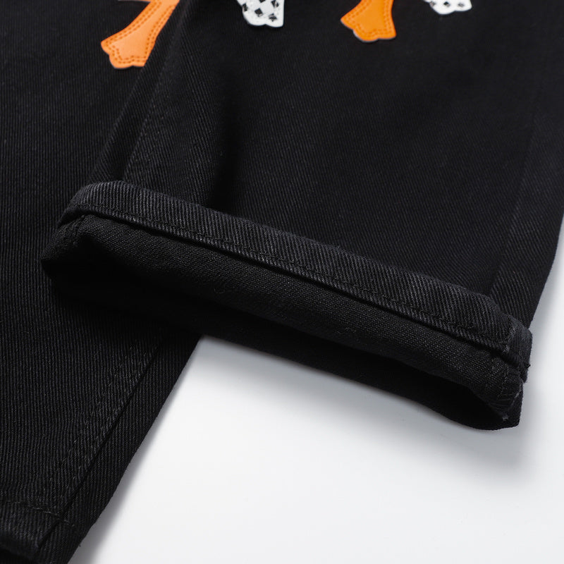 JEANS CH CROW HEARTS