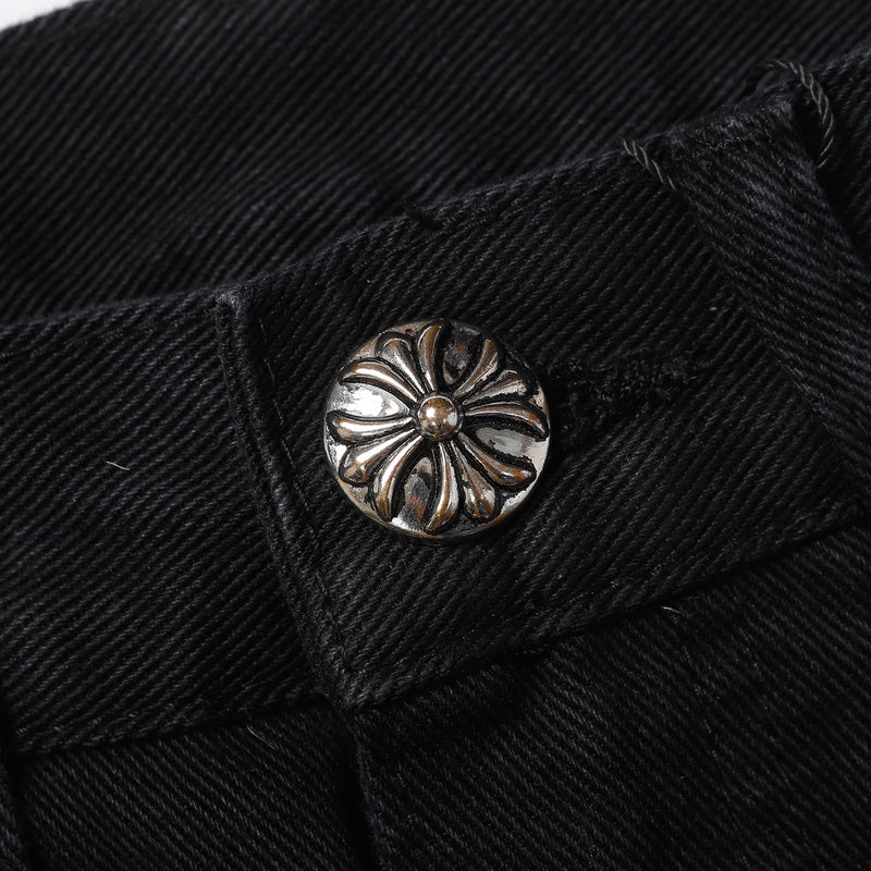 JEAN CHROME HEARTS NOIR VERT LÉOPARD