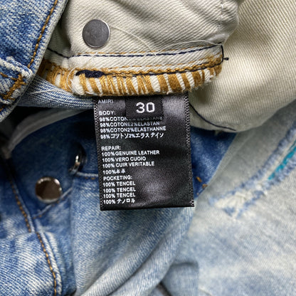 JEANS À LOGO UNIVERSITAIRE AMIRI