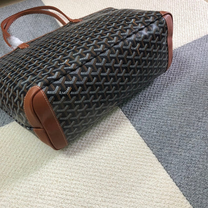 SAC CABAS GOYARD ARTOIS PM NOIR ET TAN