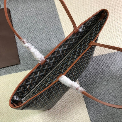 SAC CABAS GOYARD ARTOIS PM NOIR ET TAN