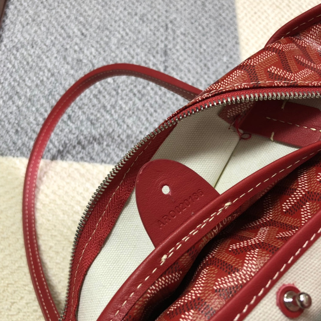 Sac cabas Goyard Artois PM rouge