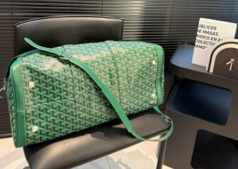 Sac de voyage Goyard Boston 50 vert