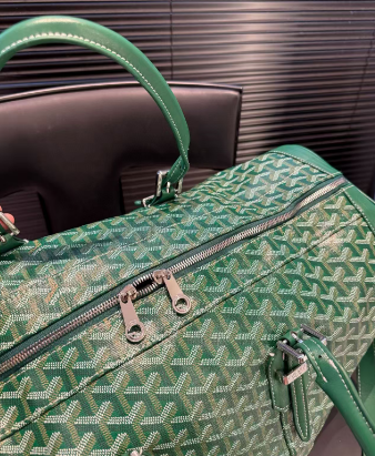 Sac de voyage Goyard Boston 50 vert
