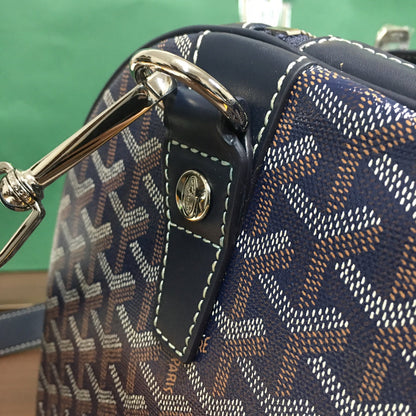 Sac de voyage Goyard Boston 50 bleu marine