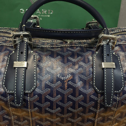 Sac de voyage Goyard Boston 50 bleu marine