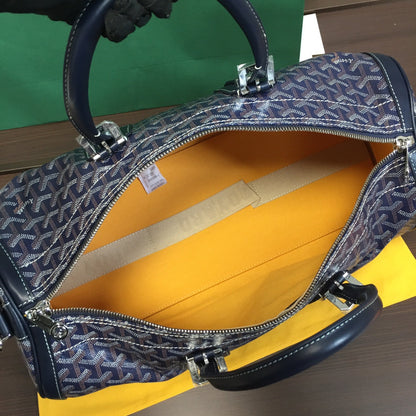 Sac de voyage Goyard Boston 50 bleu marine