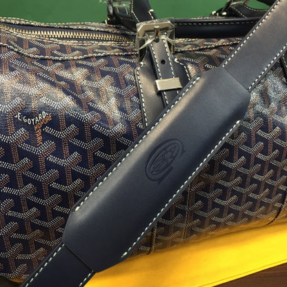 Sac de voyage Goyard Boston 50 bleu marine