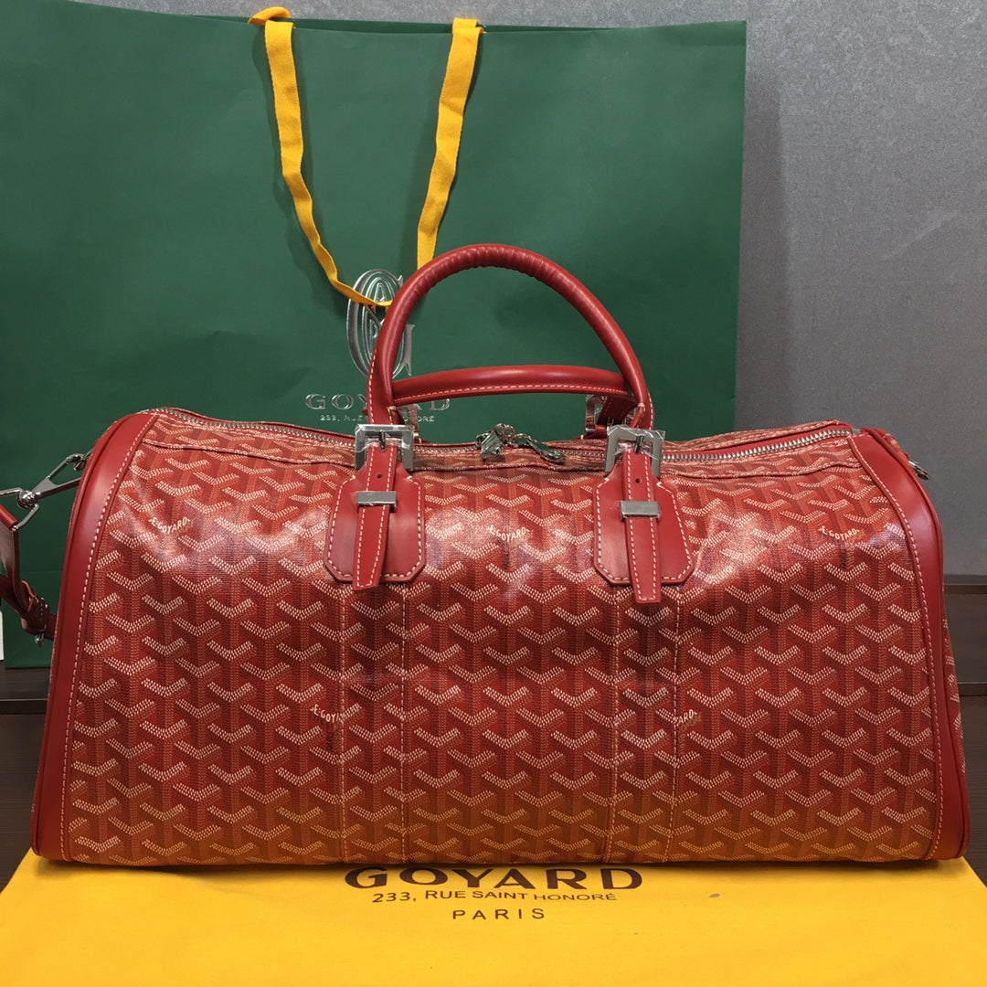 Sac de voyage Goyard Boston 50 rouge