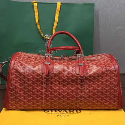 Sac de voyage Goyard Boston 50 rouge