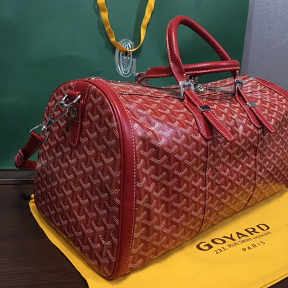 Sac de voyage Goyard Boston 50 rouge