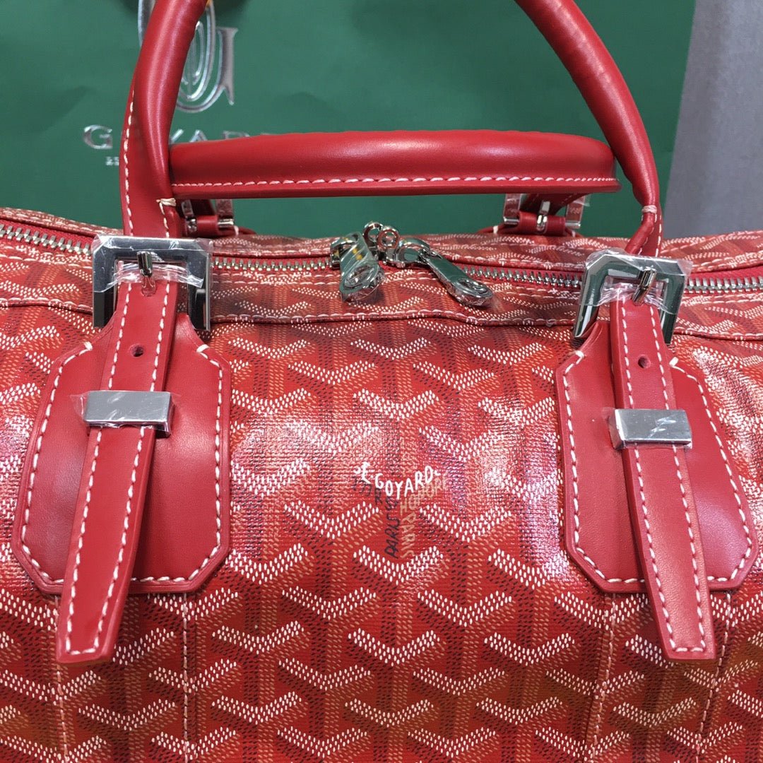 Sac de voyage Goyard Boston 50 rouge