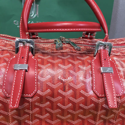 Sac de voyage Goyard Boston 50 rouge