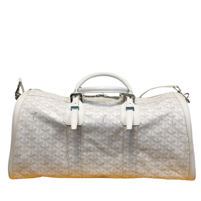 Sac de voyage Goyard Boston 50 blanc