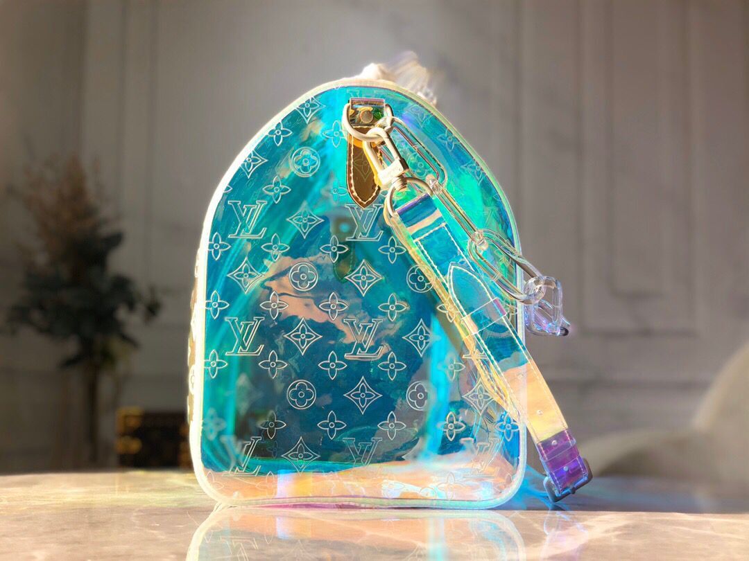 SAC DE VOYAGE LOUIS VUITTON MONOGRAM 50 PRISM HOLOGRAPHIQUE
