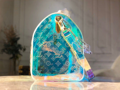 SAC DE VOYAGE LOUIS VUITTON MONOGRAM 50 PRISM HOLOGRAPHIQUE